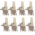 100pcs Mini Cartoon Patch Wooden Clip Christmas Series Wooden Clip 3