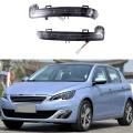 1 Pair Auto Side Rear View Mirror Turn Signal Lamp for Peugeot 308t9