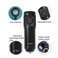 Condenser Microphone Bm800 V10 Pro Sound Card for Pc (black)
