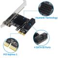 Pcie Sata Card with Low Profile Bracket Support 4 Sata 3.0 Devices