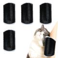 5pcs Pet Brush Comb Play Cat Toy Corner Self Groomer Massage Comb, A