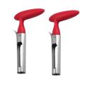 2 Pcs Apple Corer Lever Tool Stainless Steel Pear Fruit Seed Remover