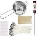 Candle Making Kit,candle Wicks,thermometer and Stirring Sticks