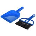 2x Desktop Keyboard Clean Mini Brush Dust Pan Set Blk Blue