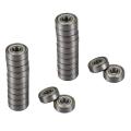 24 Pcs 608z 22mm X 8mm X 7mm Single Row Deep Groove Ball Bearing