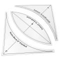 Patchwork Template Cushion Patch Ruler Hot Pad Interfacing (1 Pc)