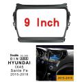 2 Din Car Radio Fascia for Hyundai Ix45 / Santa Fe 15-18 Dvd Stereo