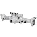 Metal Through Front Axle Housing Axle for Axial Scx6 1/6 Rc,silver