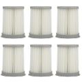 Vacuum Cleaner Parts Hepa Filter for Electrolux Z1650, 6 Pack