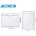 50pcs Self-adhesive Label Card Holder Index Pockets Holder 2 Sizes