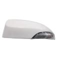 Car Front Left Rear View Mirror Cover Cap with Turn Signal Flashing