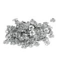 Set Of Assorted Four Prong Nuts Metal Coating (m4 100pcs)