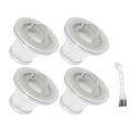 4 Pack Hepa Filter with Brush for Xiaomi Mijia Handy Vacuum Cleaner