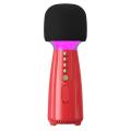 Wireless Bluetooth Karaoke Microphone Dynamic Microphone Red