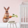 Rabbit Carrot Wall Living Room Background Decoration Kids Stickers