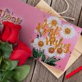 12pcs/set Diy Diamond Painting Greeting Cards B