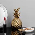 Ceramics Pineapple Shaped Figurine Pineapple Luxury Crafts Gift-a