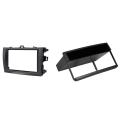 1 Din Car Stereo Radio Dvd Player Panel Audio Trim Frame for Ford