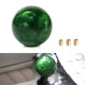 Acrylic Shift Knobs with 3 Adapter for Manual Car Dark Green