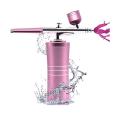 Mini Airbrush, Portable Cordless Airbrush Kit with Compressor,(pink)