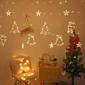 Christmas Tree Deer Bells String Lights Garland Lights Eu Plug A