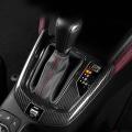 Carbon Fiber Abs Car Central Gear Shift Knob Panel for Mazda 2 Cx-3