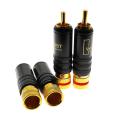 Wbt-0144 Gold Plated Rca Plug Rca Plug-in Type Av Audio Video Plug