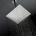 Square Stainless Steel Shower Head Rainfall Shower Chrome 200x200mm