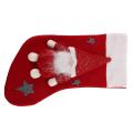 Santa Claus Christmas Stocking Fireplace Hanging Socks Decor Red