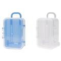 Blue Mini Roller Travel Suitcase Personality Wedding Candy Box