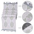 Cotton Linen Table Runner 72 Inches Long, Spring Table Runners