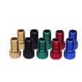 30pcs Presta to Schrader Valve Adapter Multicolor Bicycle Tire Tube