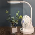 Led Table Desk Lamp with Fan Humidifier Dimmable Eye-caring Light A
