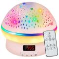Star Projector Night Light for Kids with Remote Control Timer, Pink