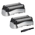 2pcs 21s Shaver Replacement Head for Braun Series 3 21s 32s 320s-4