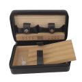 Cedar Wood Cigar Box Husk Paper Case Storage 4 Cigars for Sigar-b