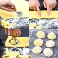 Dumpling Mould Ravioli Cutter Pizza Dough Press Round Square Roller