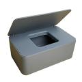 Wet Tissue Box with Moisture-proof Sealing Cover Napkin Box (gray)