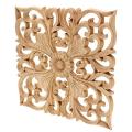 Wooden Decal European-style Applique Real Wood Carving