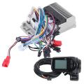 36v 48v 500w Electric Bicycle Brushless Controller + Lcd Display