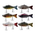 6pcs Fishing Lures, for Bass, Trout Lures, Multi Jointed Swimbaits