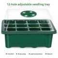 10pcs Moisture Seedling Box Seedling 12 Cell Hole Dish Succulent