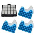 3 Sets Sponge +1pcs Filter for Samsung Dj97-00492a Sc6520 Replacement