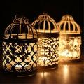 Metal Tealight Candle Holder Lanterns Birdcage Candlestick Home Decor