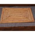 2 Pcs Table Non Slip Rattan Placemats Dining Table Heat Resistant