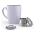 Loose Leaf Tea Infuser (set Of 2) with Tea Scoop and Drip Tray Silver