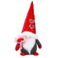 Valentines Gnomes Plush Decor - Mr and Mrs Scandinavian Elf Dwarf ,a