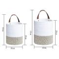 Cotton Rope Hanging Baskets-6.29x7.08inch Basket for Flower Plants