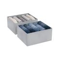 Storage Box, Pack Of 2 Jeans Cabinet Organiser for Trousers, Shirts