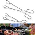 Pastry Cake Clamp Stainless Steel Cooking Buffet Picnic Bbq Pliers B